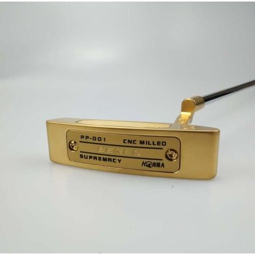 Golf clubs honma PP-001 gold golf putter steel shaft 32 33 34 35 36 inch with rod cover