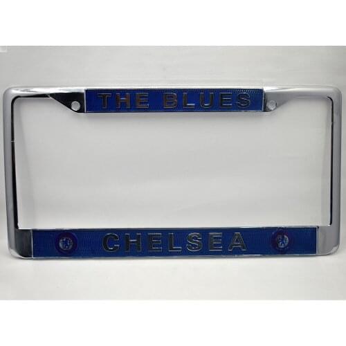 2017 hot zinc alloy car license plate frame for American plate club logo for Chelsea Automobile general license plate frame