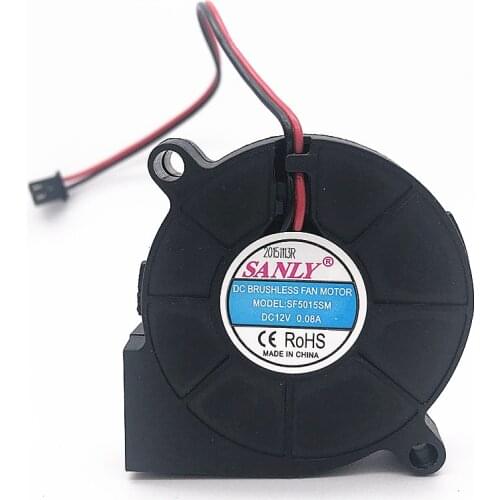 SANLY SF5015SL 12V 24V 0.06A 5cm 5015 50x50x15mm industrial blower for Humidifier server cooling fan SF5015SM 2PIN
