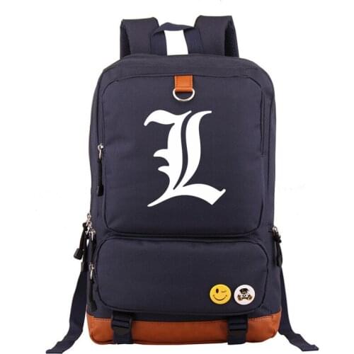 Death Note Cartoon Backpack Student School Bag Teenager Bookbags Men Laptp Shoulders Bags Women Casual Travel Rucksack
