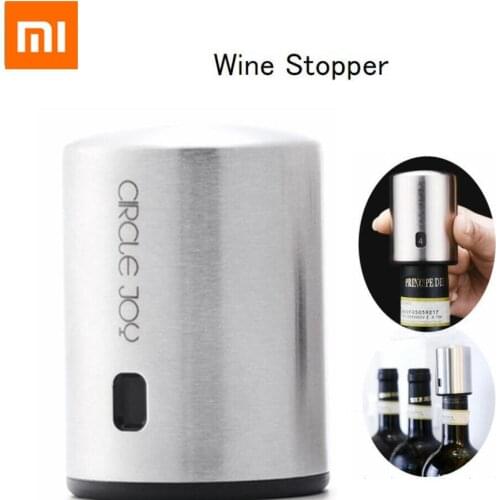 Youpin circle Smart Wine Stopper Stainless Steel Vacuum Memory Wine Stopper Electric Stopper Wine Corks chain brand-Circle Joy