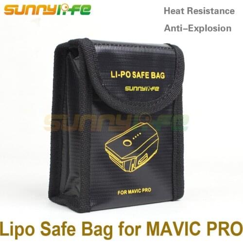 Sunnylife Lipo Battery Safe Bag Explosion-proof Protective Bag for DJI MAVIC PRO Battery Bag