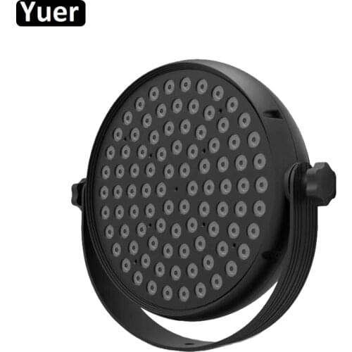 180W LED Lamp Beads 90x2W LED Par Lights RGBW 4IN1 Flat Par LED DMX512 Music Disco Lights Professional Stage Party DJ Equipment