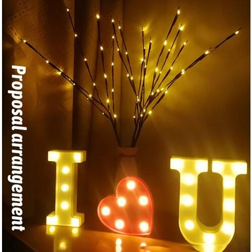 LED Lighted Operated Brown Willow Branches Home Holiday Party Garden Decor Vase Filler Willow Tree Artificial Little Twig FN60