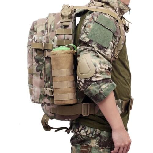 Tactical Molle Water Bottle Bag Pouch Travel Holder Sport Bag Edc Camouflage Outdoor Bottle Pouch Bag For Camping Hiking Fishing