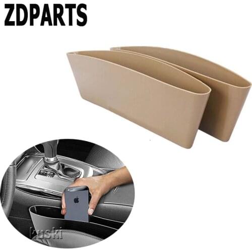 ZDPARTS 2PCS For Ford Focus 2 3 Fiesta Mondeo MK Chevrolet Cruze Aveo Kia Rio Ceed Car Seat Storage Bag Box Organizers Stickers