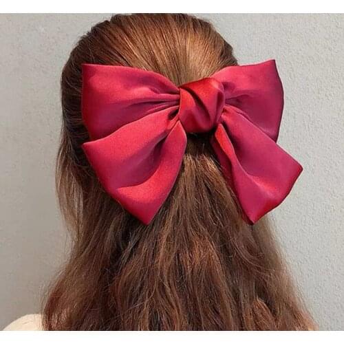 Korean Temperament Sweet Bow Girl Hairpin Spring Clip Acrylic Fashion Womens Comb Hairpin 2021 Korean Headband Headdress
