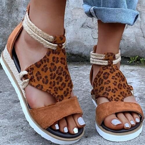 Summer Wedge Espadrilles Women Sandals Open Toe Rome Shoes Woman Gladiator Sandals Ladies Casual Lace Up Female Platfor WSH3641