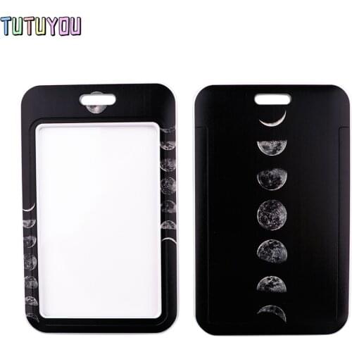 1pcs PC2968 Lunar Eclipse Neck Strap Lanyard For Keys ID Card Gym Mobile Phone Straps USB Badge Holder DIY Hang Rope