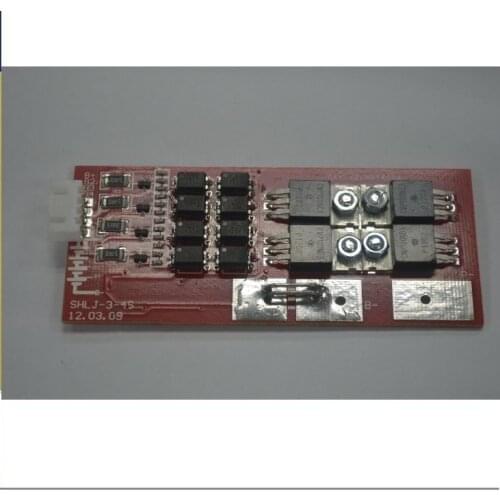 NEW 1PC 4 cells 20A w/balancing Li-ion Lithium In Out Protection PCB 16.8V