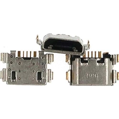 100pcs/lot Charging Port Mini Micro USB Connector USB Charger Dock For Redmi 6A 6 Pro 6Pro repair parts replacement