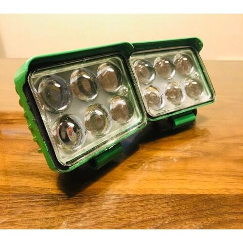 2PCS Led spot Car head light Off roads truck led fog light 4x4 lamp 12v-80v 4WD driving light 18w 4D Lens Led Autos work light