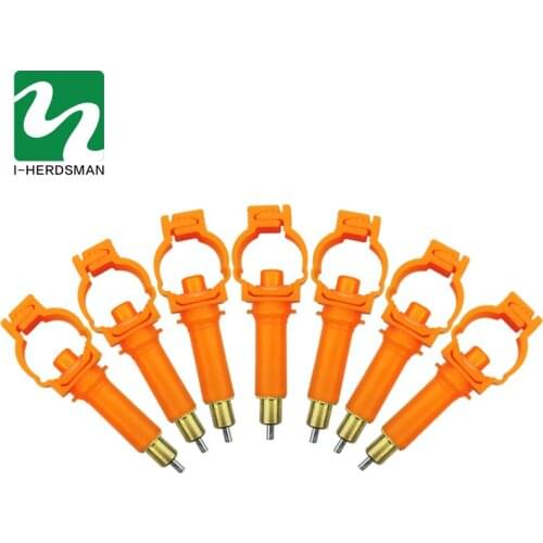 20 Pcs Copper Material Rabbit Nipple Drinker Automatic Nipple Water Feeder Drinker Waterer Rabbit Bunny Rodents Nipple Drinker