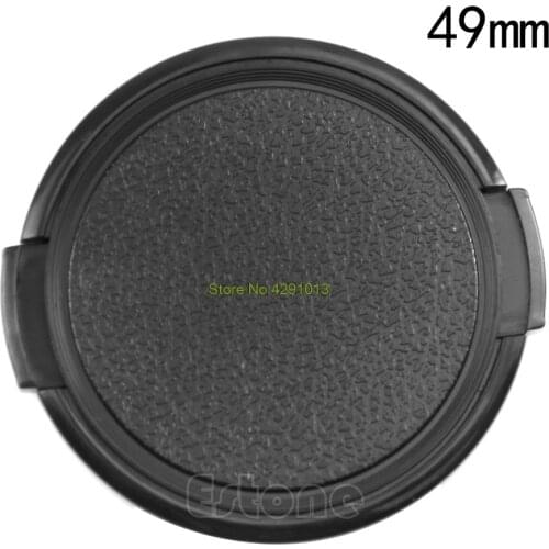49mm 49mm Snap on Front Lens Cap for Canon Pentax Sony SLR DSLR camera DC Drop Shipping Support