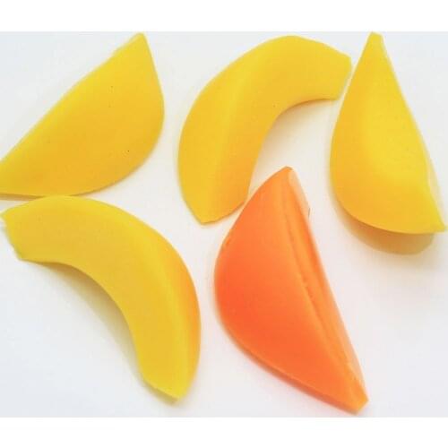 5/10pcs Artificial Canned Peach Fruit Style Segment Toys Delicious Food Theme for Decoration Accessories