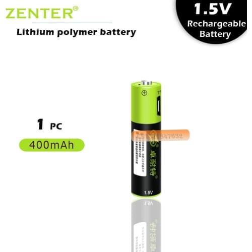 High Quality Original ZNTER S17 1.5V 400mAh USB Rechargeable AAA Lipo Battery For RC Camera Drone Accessories