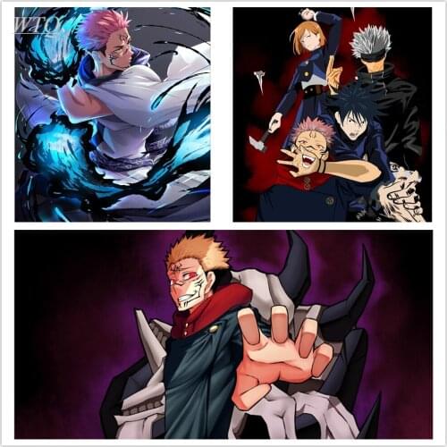 Jujutsu Kaisen Poster Anime Posters Canvas Painting Wall Poster Wall Decor Posters Wall Art Picture Home Decor Room Decor