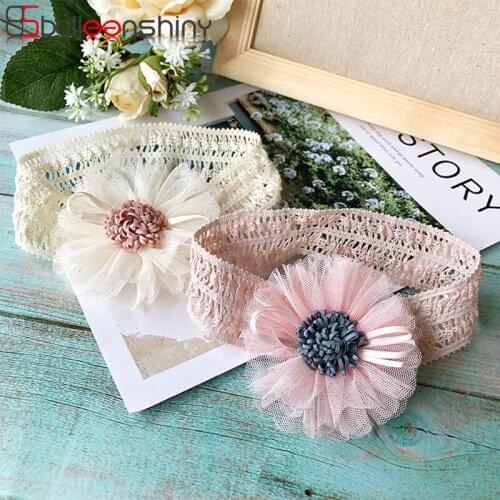 Balleenshiny Lovely Princess Baby Girl Headband Newborn Infant Kids Hair Accessories Baby Shower Headwear Birthday Gift for Girl