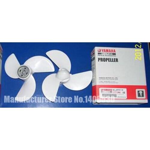 Free shipping Parts nylon propeller for Japan original Yamaha outboard 4 inch 2 HP stainless+ steel cotter pins + power PIN