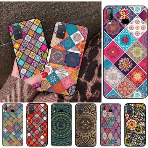 Mandala Flower Pattern Phone Case For Samsung Galaxy A21S A01 A11 A31 A81 A10 A20E A30 A40 A50 A70 A80 A71 A51