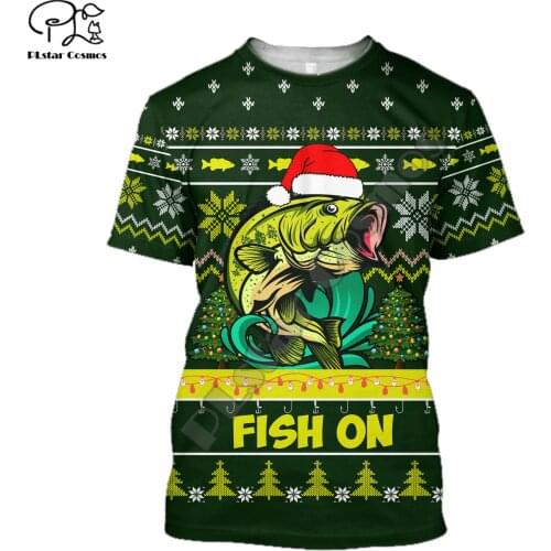PLstar Cosmos Merry Christmas Santa Claus 3D Printed Summer T-Shirts Short-Sleeve Tee Men/Women Casual Streetwear Style-57