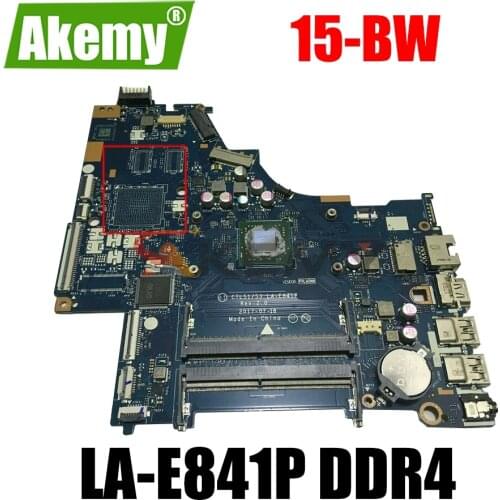 For HP 15-BW 255 G6 Laptop motherboard With CPU DDR4 926268-601 924720-601 924720-001 LA-E841P 100% fully tested