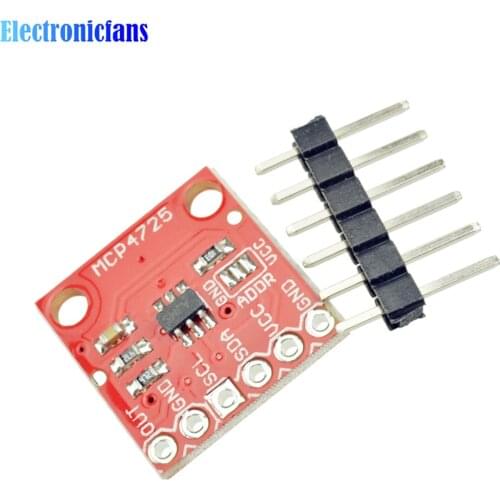 MCP4725 12Bit I2C DAC Digital Converter Module Digital To Analong EEPROM Development Board For Arduino 2.7V-5.5V