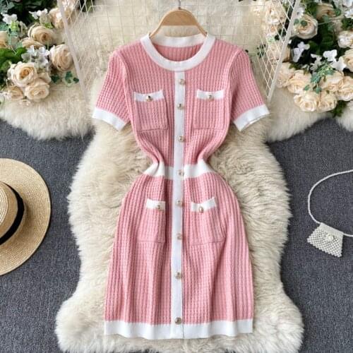Merry Pretty Fashionable Knitted Dresses
