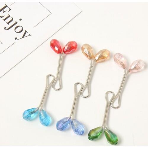 Fashion transparent crystal U-shaped scarf clip brooches hijab pins muslim women Accessories wholesale 12 pcs/lot