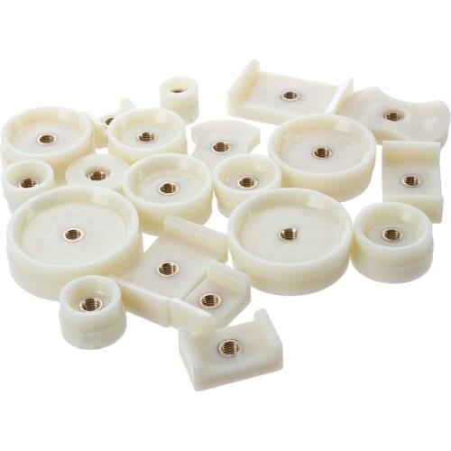 Pack of 20 Watch Back Press Fitting Dies Watch Repair Kit Round and Rectangular