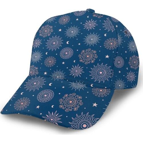 2021 New Baseball Cap Fishing Caps Men Outdoor Hunting Hat Hiking Hat Sun Blue Print