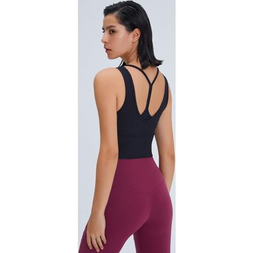NWT 2020 Ribbed REVERSIBLE Crop Tops Gym Sport Athletic Vest Women Breathable Back Running Yoga Tank Tops