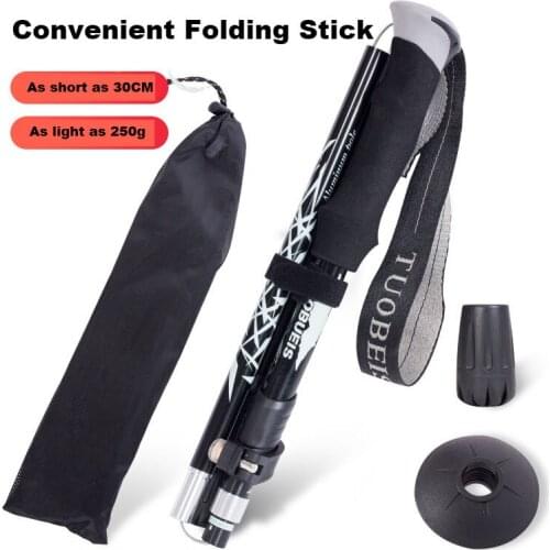 Trekking Poles Folding Hiking Stick Collapsible Hiking Pole Trekking Stick Walking Pole Nordic Walking Sticks Adventure climbing