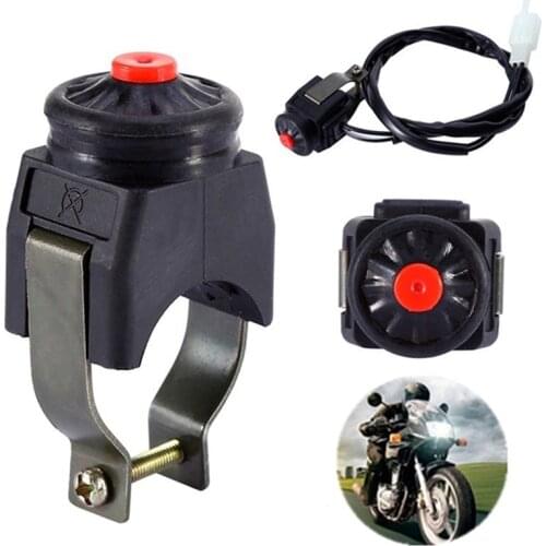 Motorcycle Kill Switch Red Button Horn Starter Mud Bicycle Atv Utv Double Sport Red Motorcycle Death Stop Switch