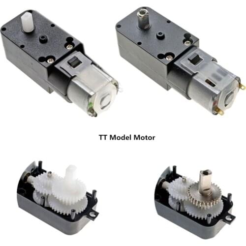 Consistent TT DC Gear Motor DIY Tracing Car Smart Race Metal OR Plastic Output Shaft Gear Parts