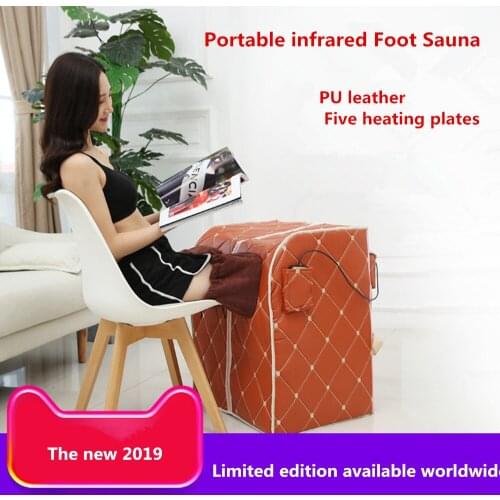 Far Infrared Foot Sauna For Sauna SPA Slimming Negative Ion Detox Therapy Personal Care The new 2109 Portable Foot sauna Bath