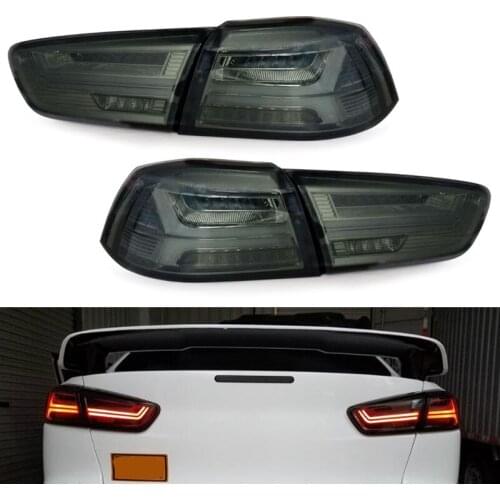 LED Car Rear Reflector Brake Light Taillight For Mitsubishi Lancer EVOx 2005 - 2017 2018 2019 Car-styling Backup Stop Tail Light