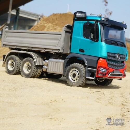 1/14 hydraulic three-way dump truck Benz Actros 3348 full drive 6X6 high torque mud head does not contain CAB Tamiya RCLESU