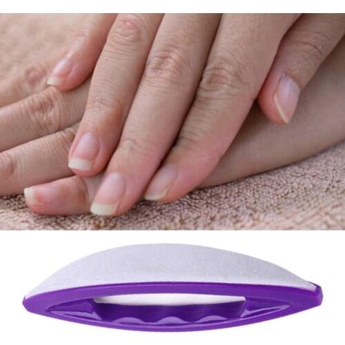 Nail File Use Easily Grisp Comfortable Plastic Professional Manicure Pedicure Polishing Brush for Family