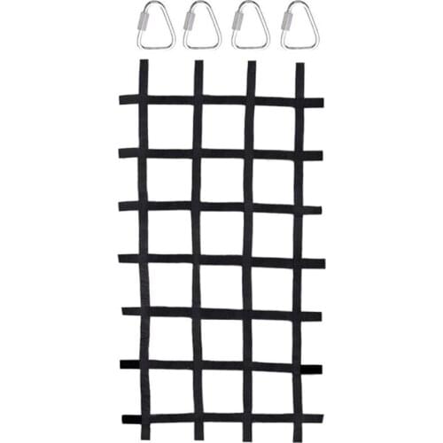 Indoor/Outdoor Climbing Net (90 Inches x 48 Inches)-Playground Freight Net-Swing Climbing Net-Children Climbing Net