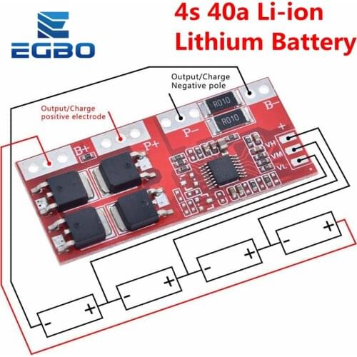 4S 30A High Current Li-ion Lithium Battery 18650 Charger Protection Board Module 14.4V 14.8V 16.8V Overcharge Over Short Circuit