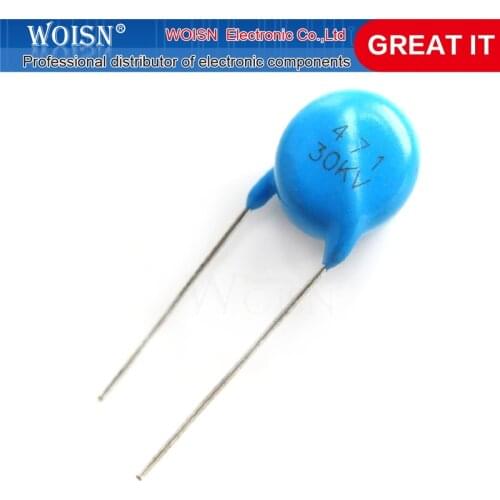 1pcs/lot High voltage ceramic capacitors 30KV 471 30KV 471K In Stock
