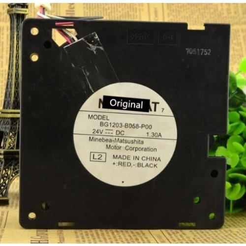 100% working bg1203-b058-p00 DC 24v 1.30a 12033 12cm 120mm turbo blower server case cooling fans