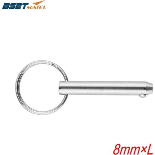 8mm BSET MATEL Marine Grade Quick Release Ball Pin for Boat Bimini Top Deck Hinge Marine Stainless Steel 316 Boat Accessories