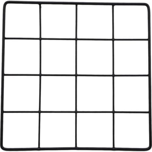 Ellenmar Metal Mesh Grid Wall Photos Grids Pictures Postcards Frame Iron Storage Rack Holder Home Bedroom DIY Decors