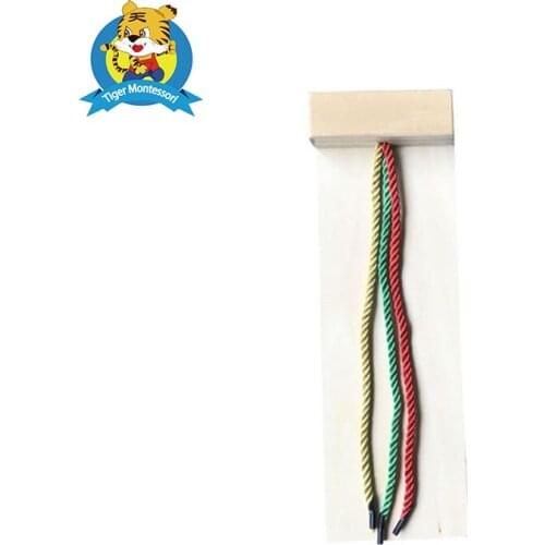 Montessori material Braiding Board toy