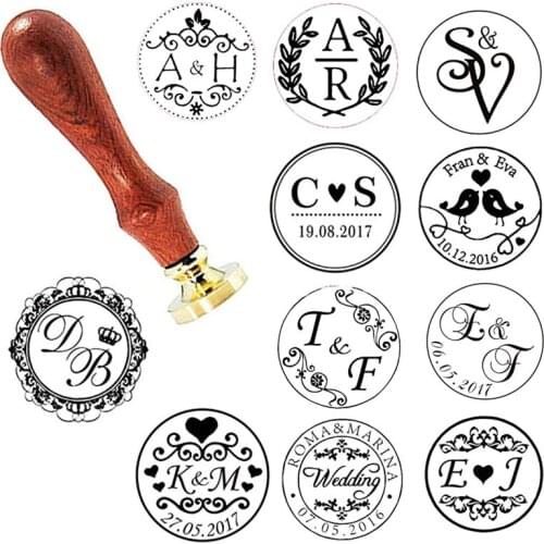 Signature Custom Wax seal stamp set kit