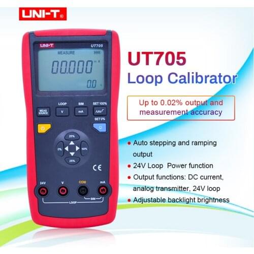 UNI-T UT705 Portable High Performance Single Function Loop Calibrator Calibration Instrument for Loop Calibration and Repair