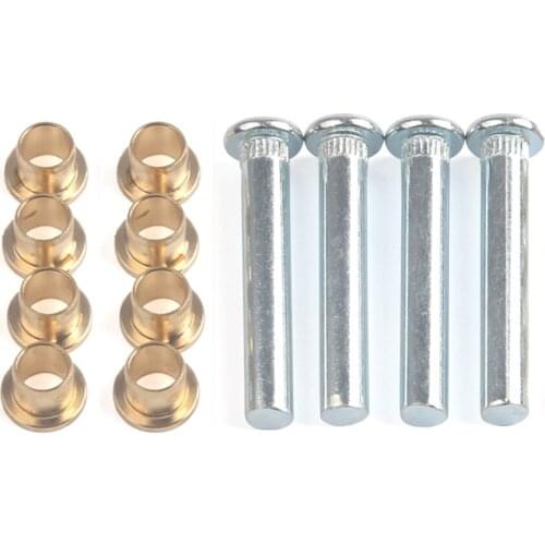 Mtsooning Auto Car Door Hinge Pins Bushing Kit Door Hinge Repair Kit Fit For 97-05 N/S Navara D22 Frontier Truck Pickup