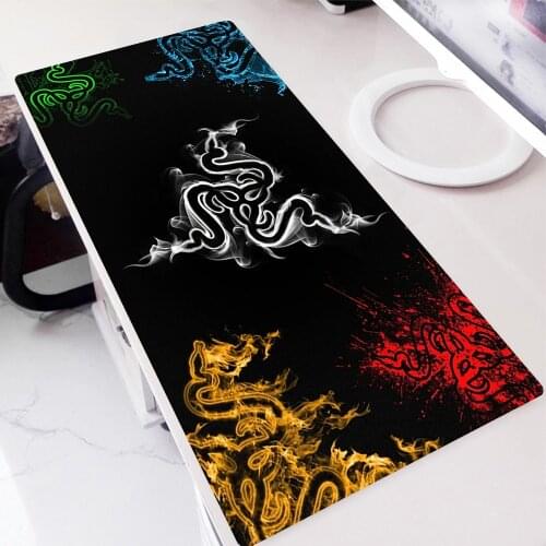 Mouse Pad Gamer Razer Custom Mouse Pad Art Gamer Soft Anime Natural Rubber Office Decoration Carpet Desk Mat Mouse Mat MousePads